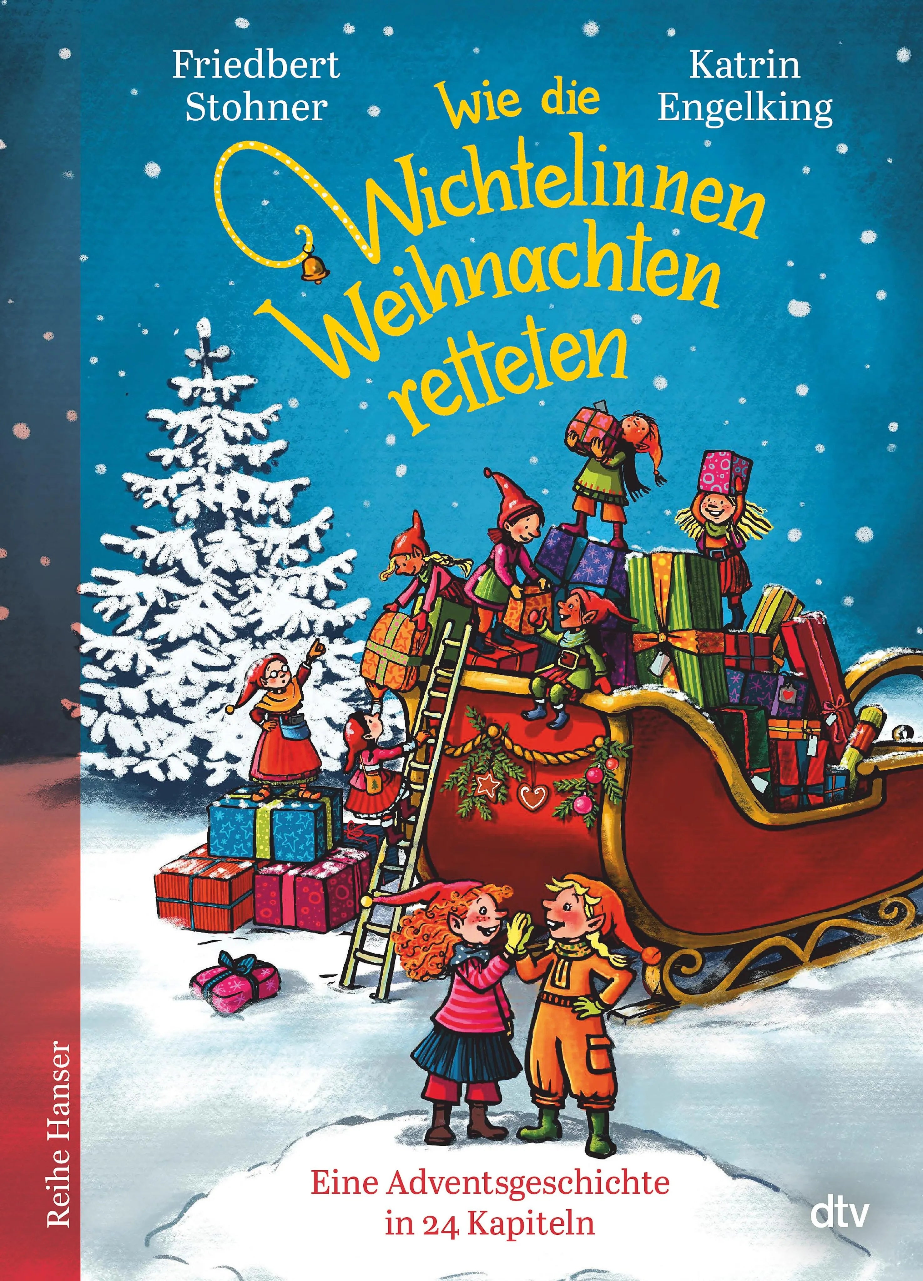 Cover: Wie die Wichtelinnen Weihnachten retteten (E-Book) von Friedbert Stohner