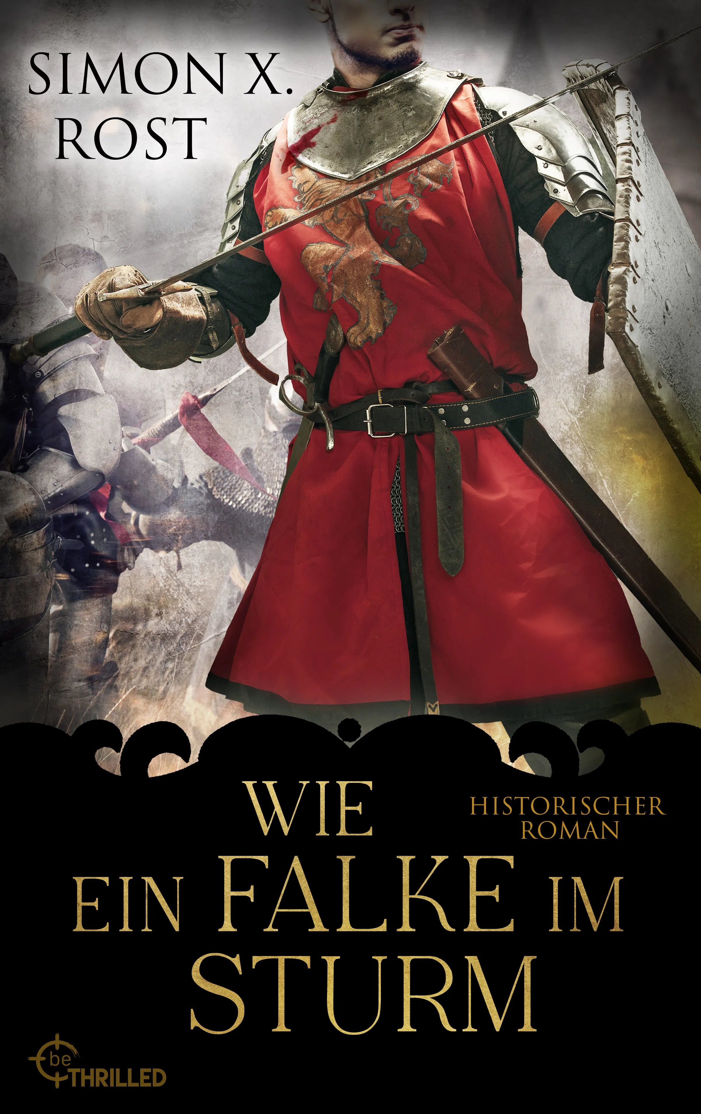 Cover: Wie ein Falke im Sturm (E-Book) von Simon X. Rost