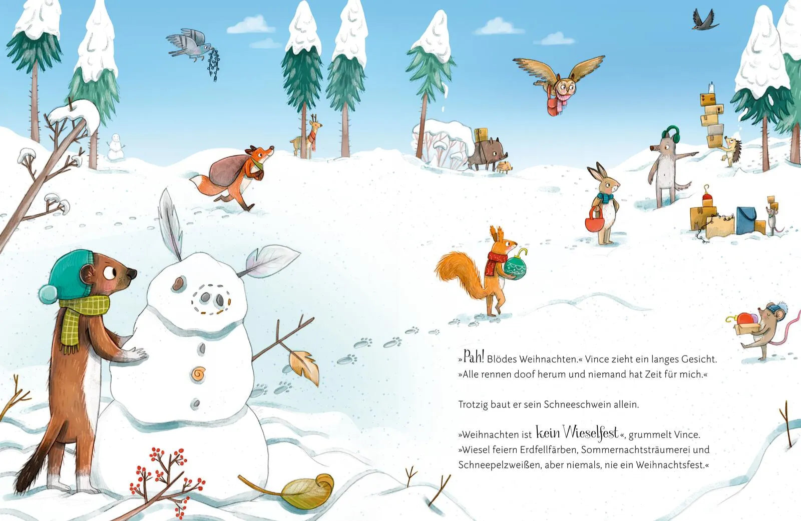 Produktansicht: Wie feiern Wiesel Weihnachten? (Gebundene Ausgabe)