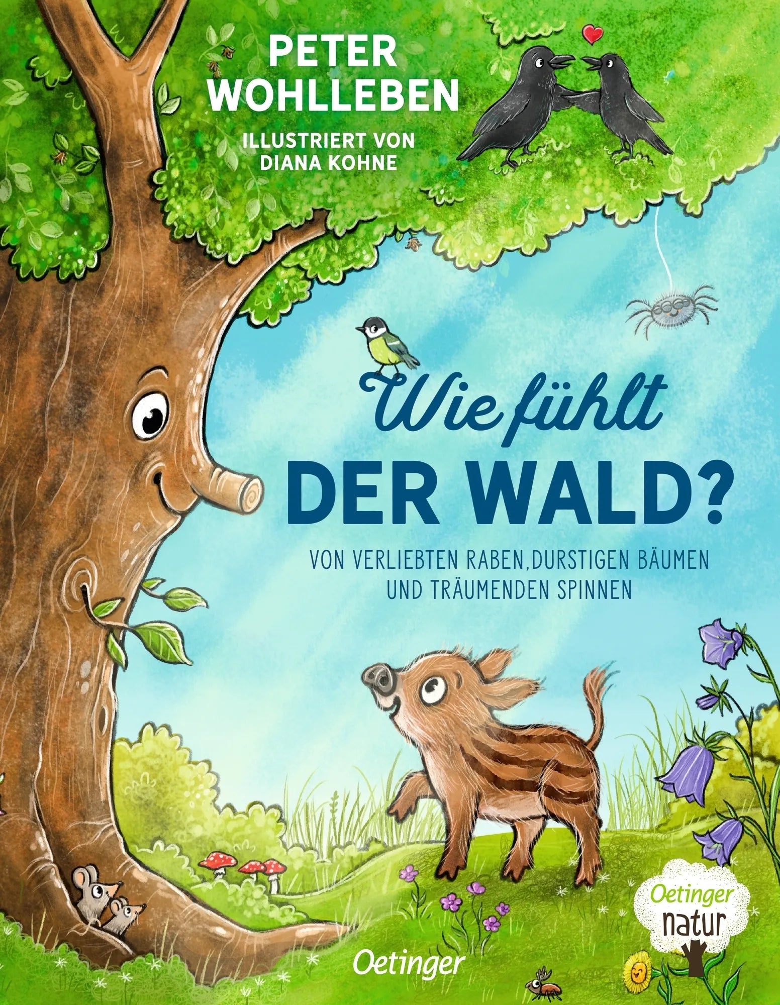 Buchcover von 'Wie fühlt der Wald?' - Gebundene Ausgabe von Peter Wohlleben