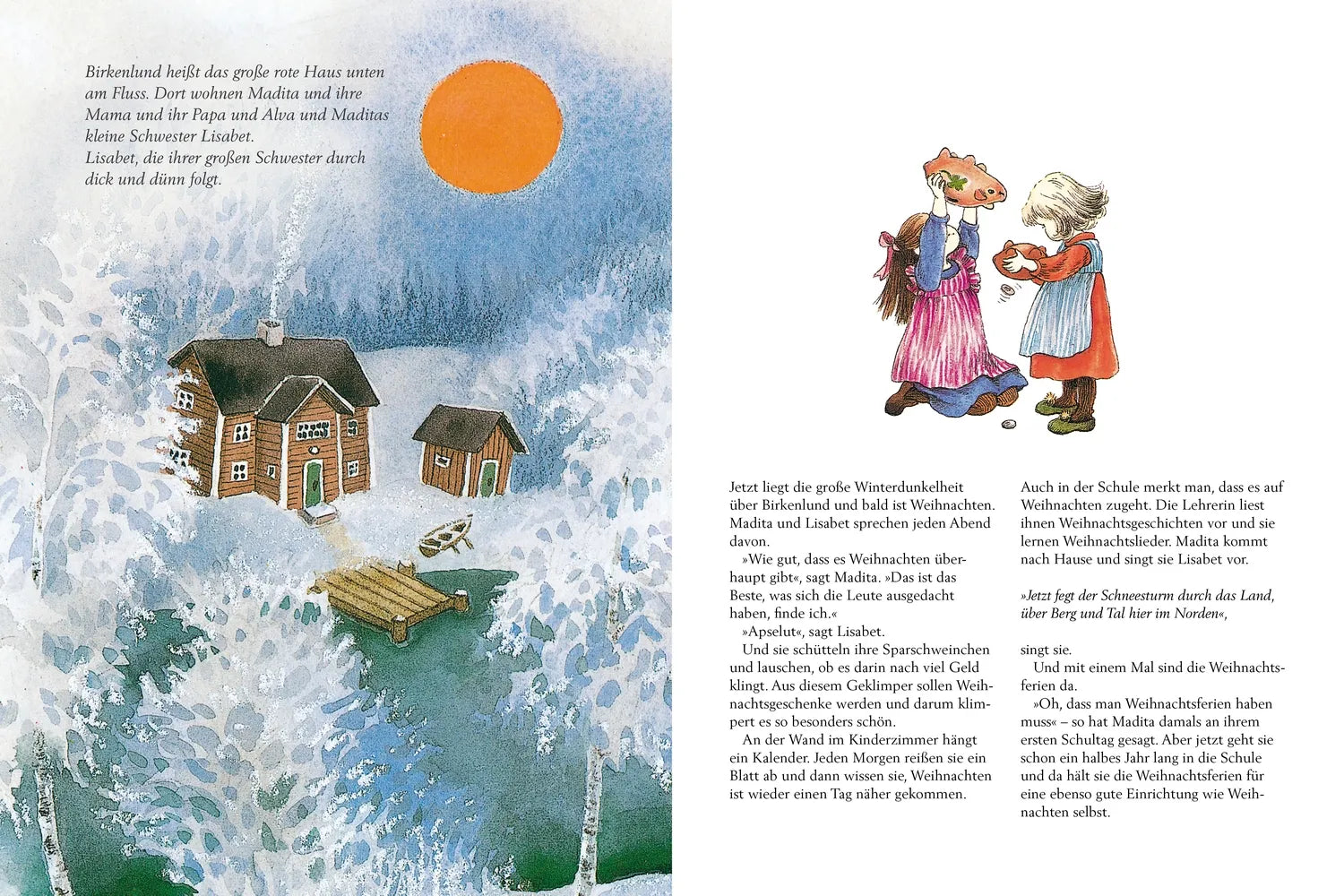 Abbildung von 'Wie gut, dass es Weihnachtsferien gibt, sagte Madita'