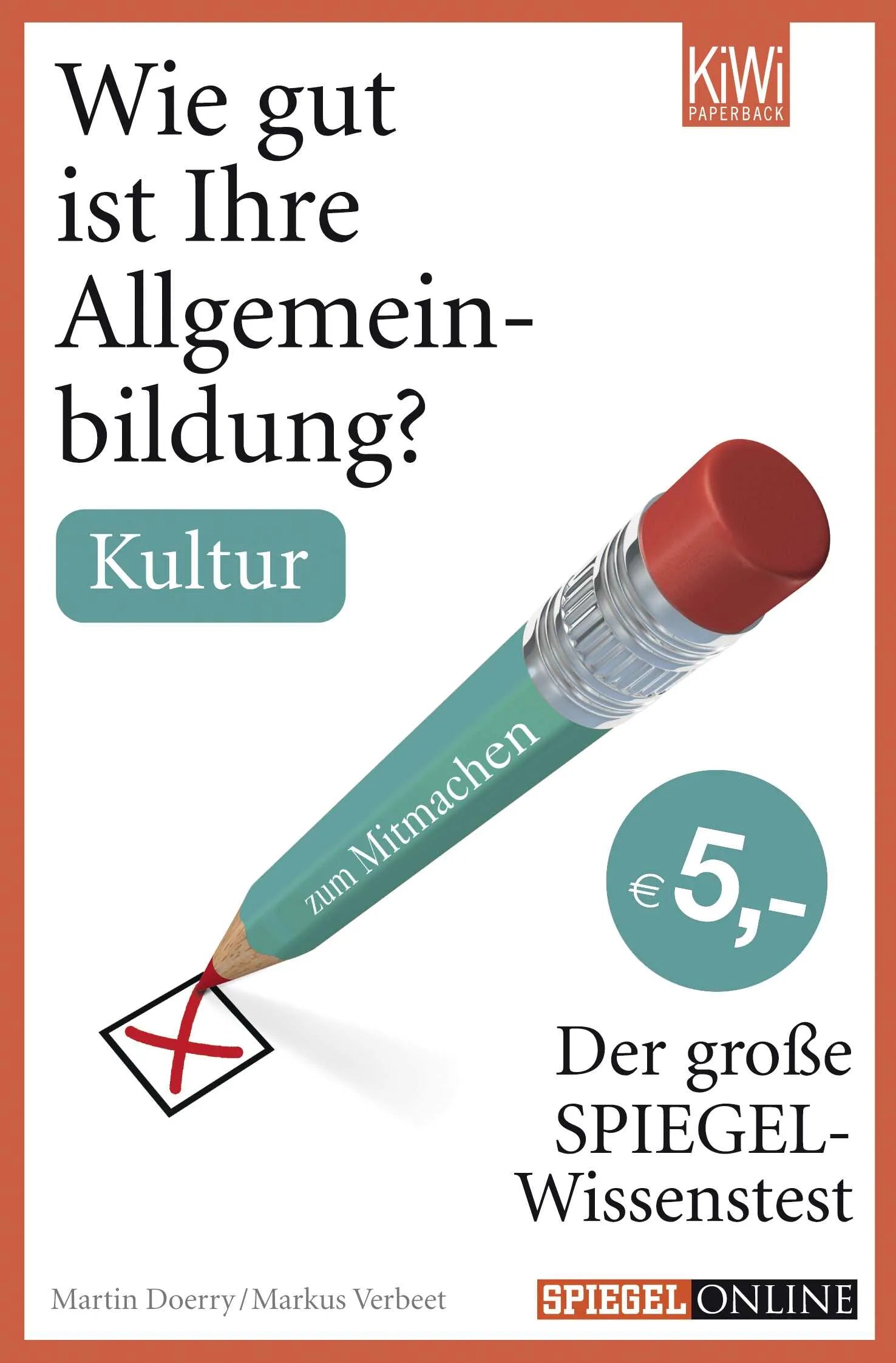 Buchcover von 'Wie gut ist Ihre Allgemeinbildung? Kultur' - Taschenbuch von Martin Doerry