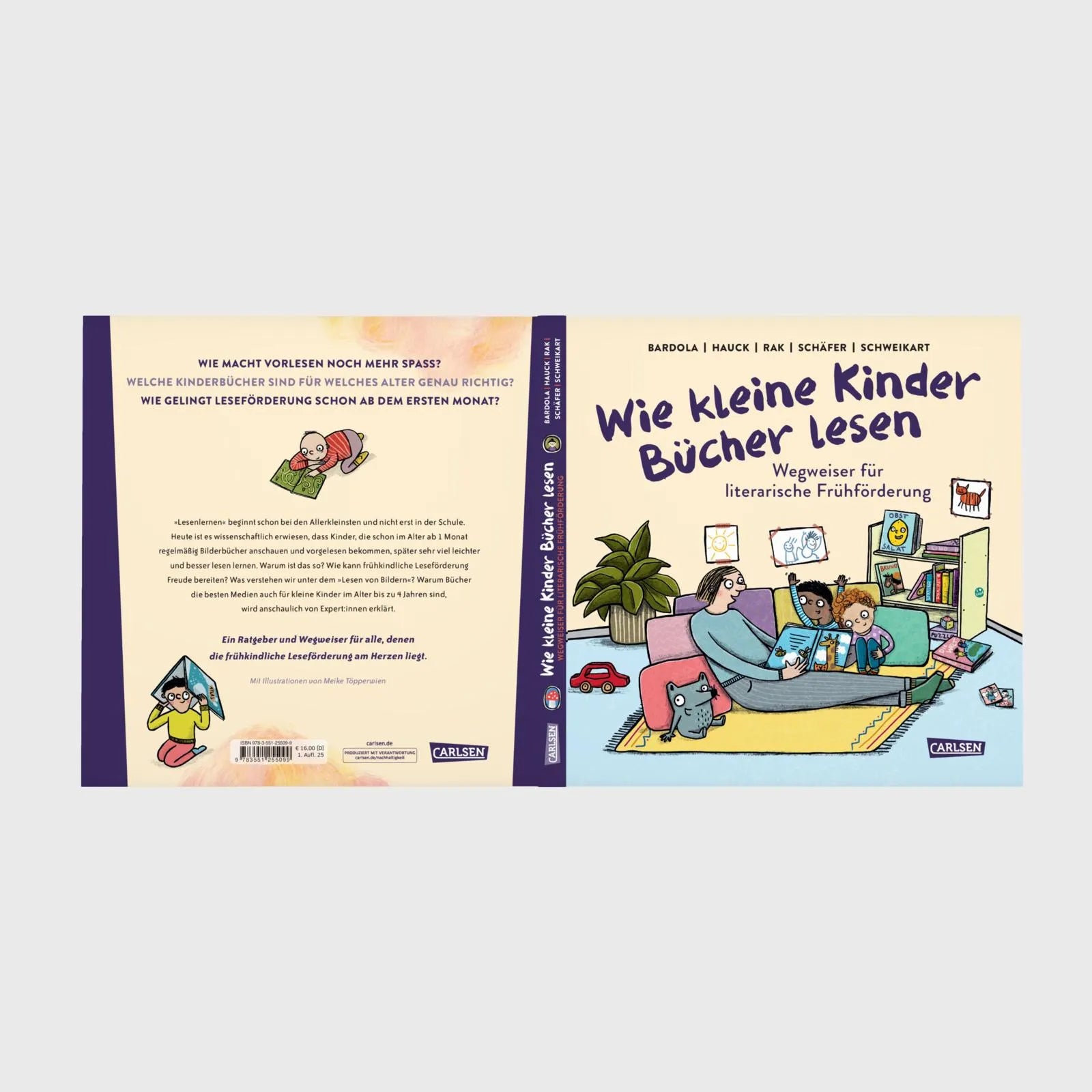 Abbildung von 'Wie kleine Kinder Bücher lesen'