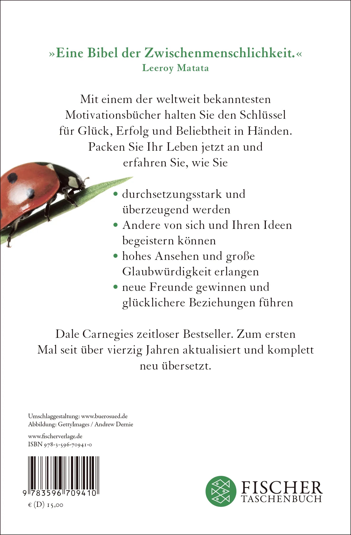 Rückseite: Wie man Freunde gewinnt (Taschenbuch)