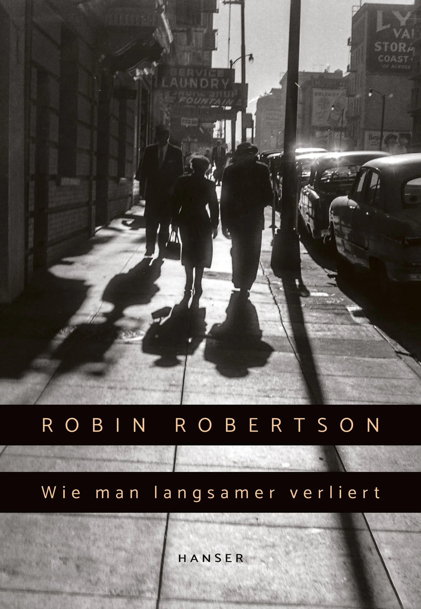 Buchcover von 'Wie man langsamer verliert' - Gebundene Ausgabe von Robin Robertson