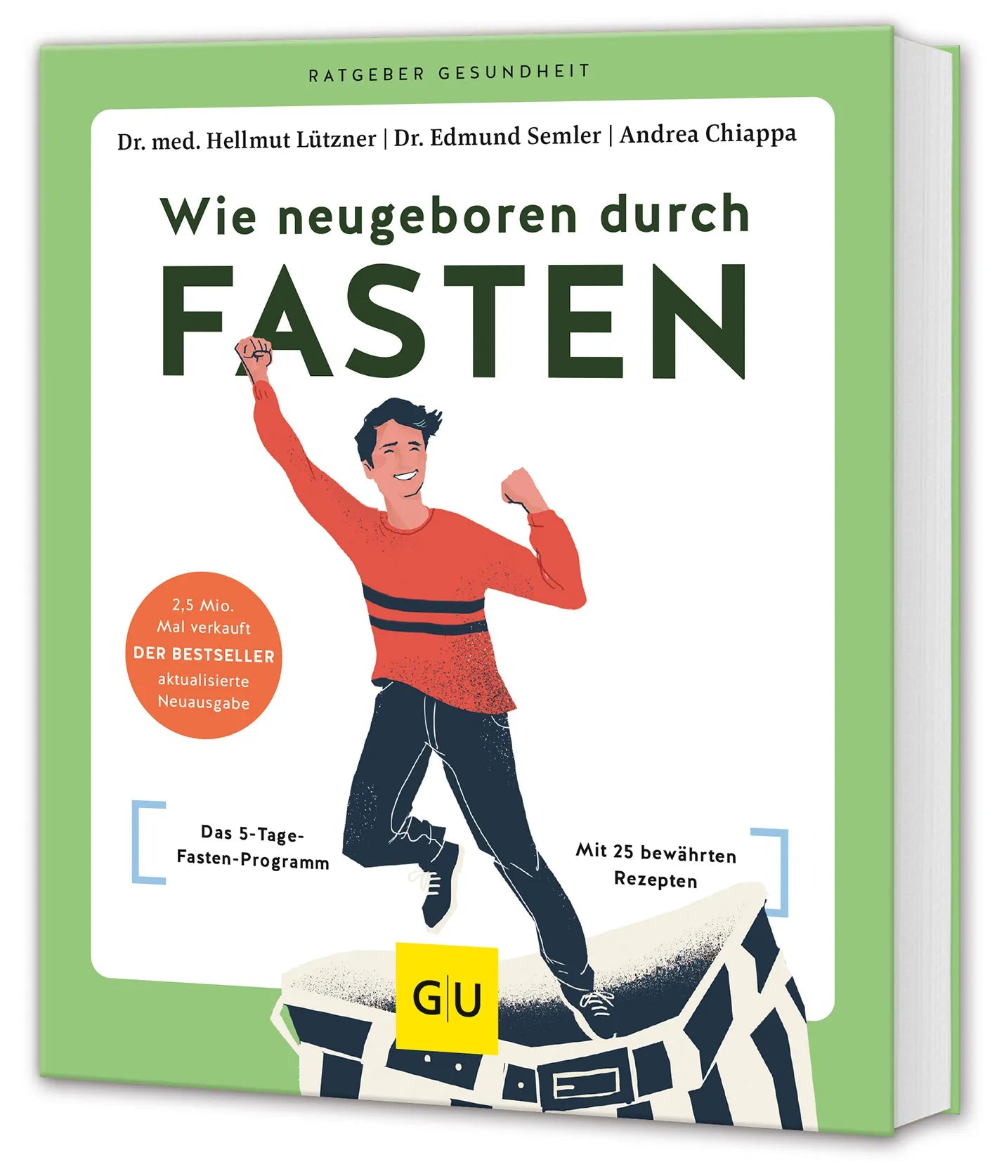 Buchcover von 'Wie neugeboren durch Fasten' - Taschenbuch von Hellmut Lützner