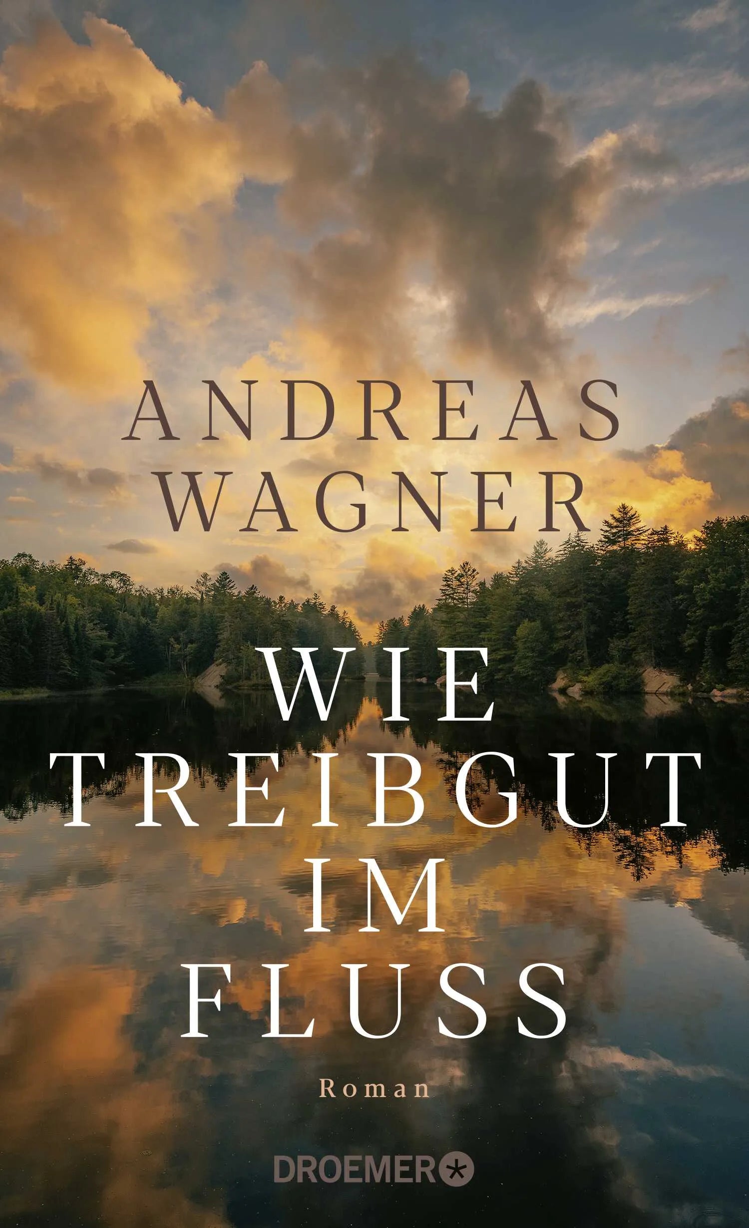 Buchcover von 'Wie Treibgut im Fluss' - Gebundene Ausgabe von Andreas Wagner