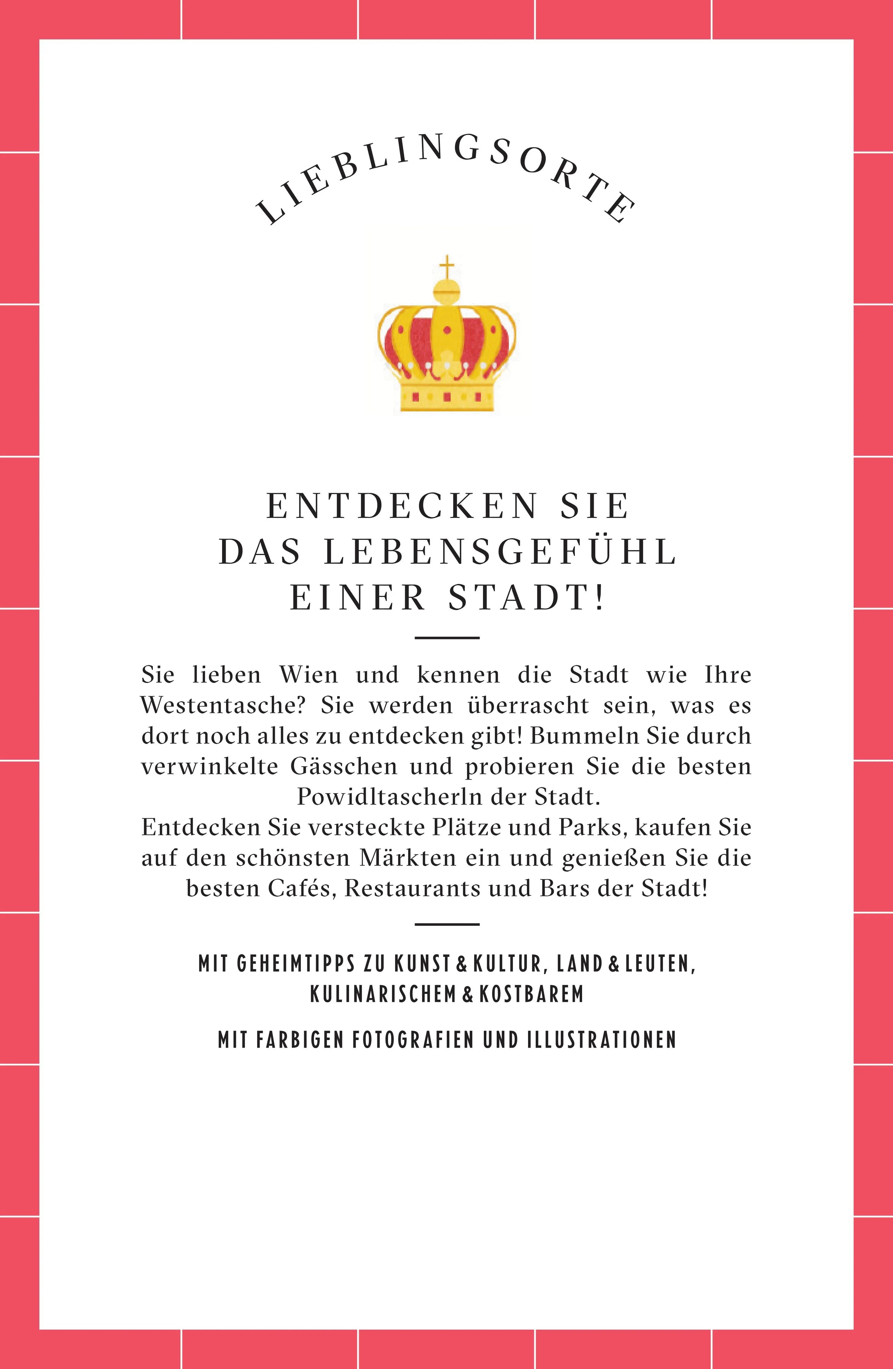 Rückseite: Wien Reiseführer LIEBLINGSORTE (Paperback)