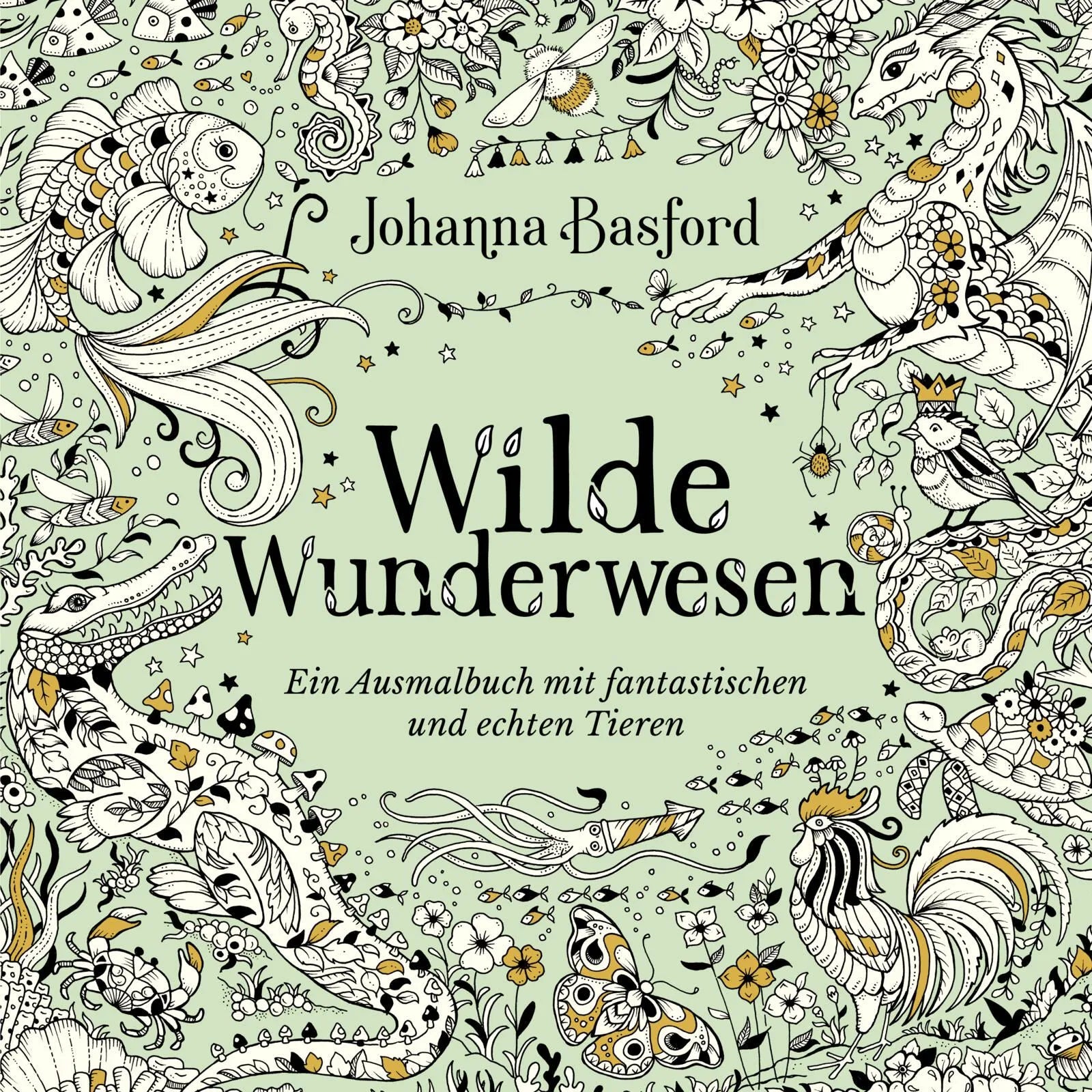 Cover: Wilde Wunderwesen (Taschenbuch) von Johanna Basford