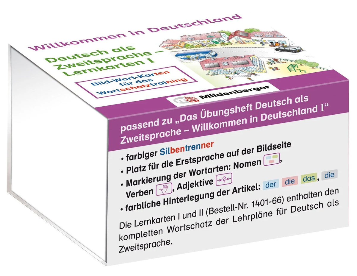 Lernspiel: Willkommen in Deutschland – Deutsch als Zweitsprache - Lernkarten I