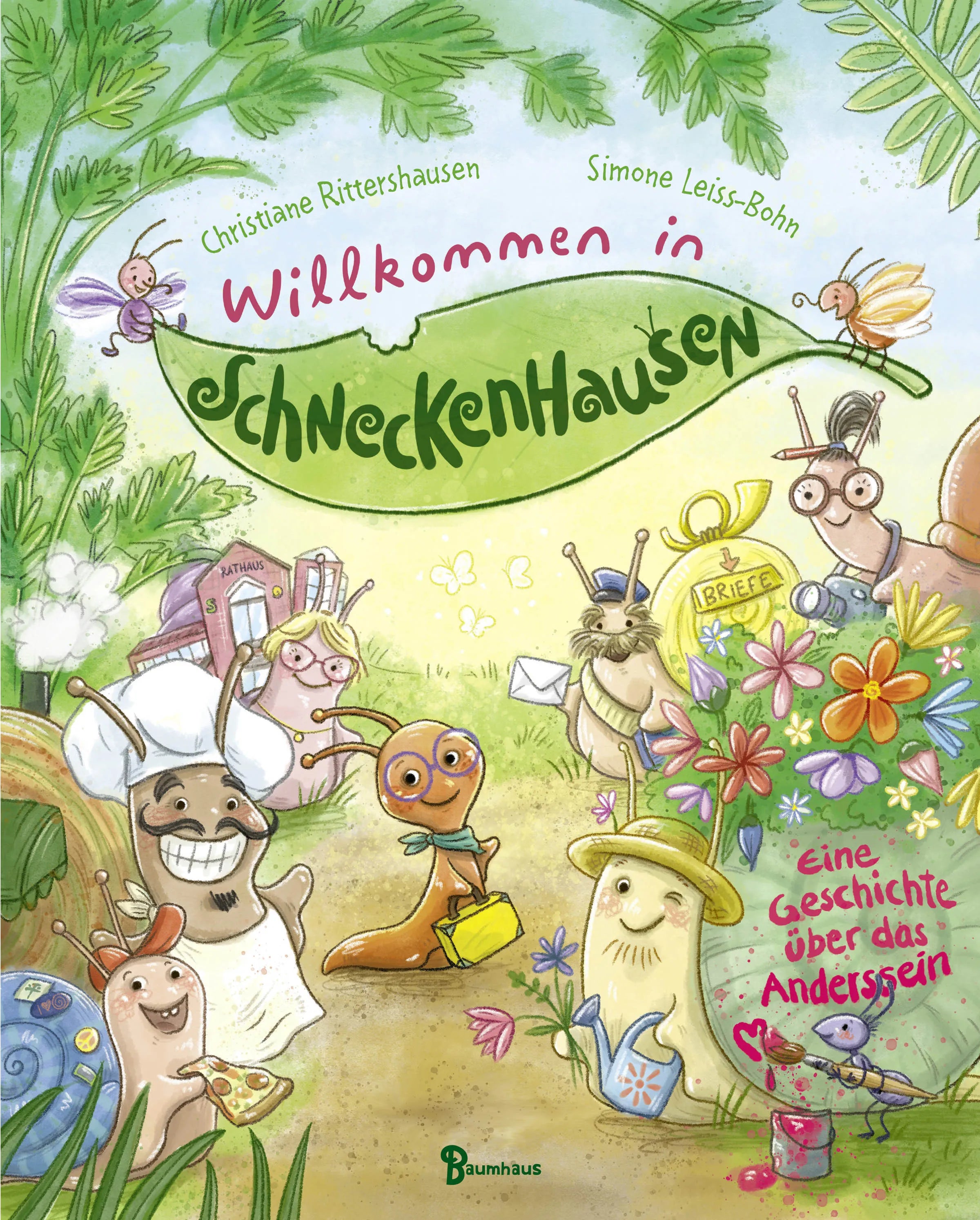Buchcover von 'Willkommen in Schneckenhausen' - Gebundene Ausgabe von Christiane Rittershausen