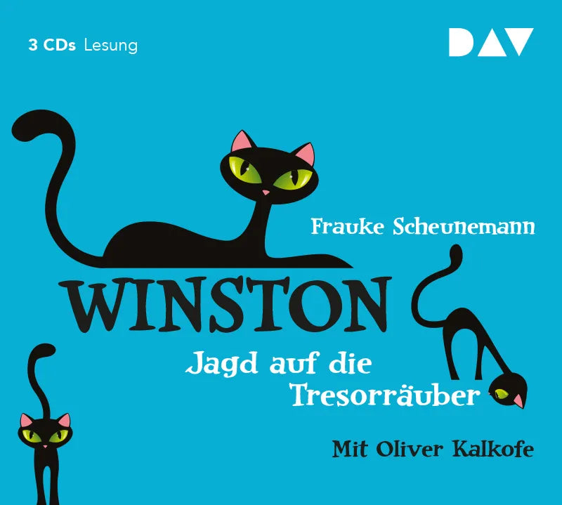Buchcover von 'Winston – Teil 3: Jagd auf die Tresorräuber' - Hörbuch (CD) von Frauke Scheunemann