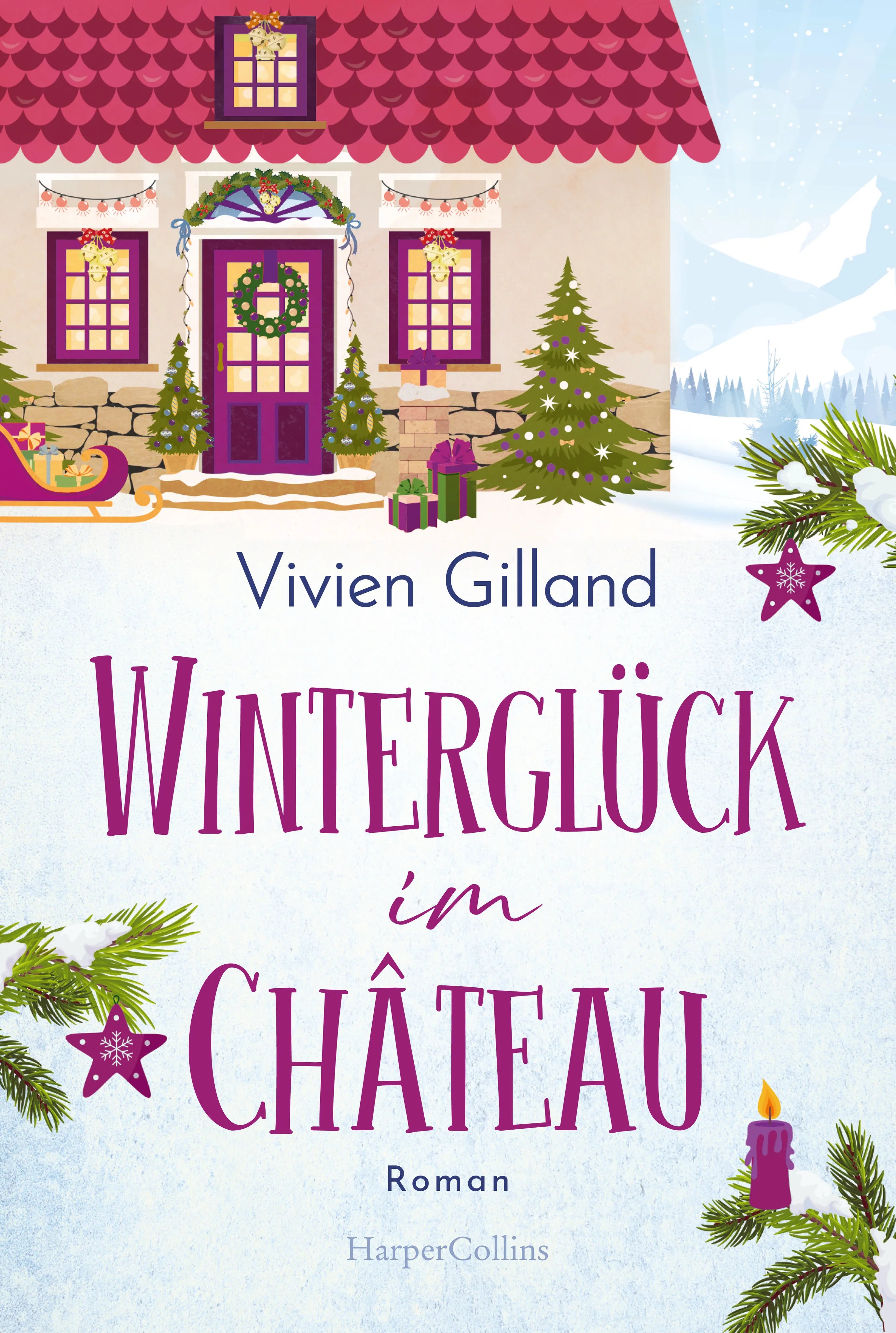 Buchcover von 'Winterglück im Château' - Taschenbuch von Vivien Gilland