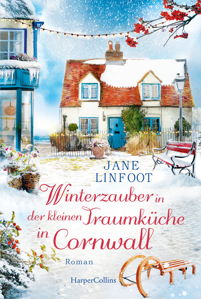 Buchcover von 'Winterzauber in der kleinen Traumküche in Cornwall' - Taschenbuch von Jane Linfoot
