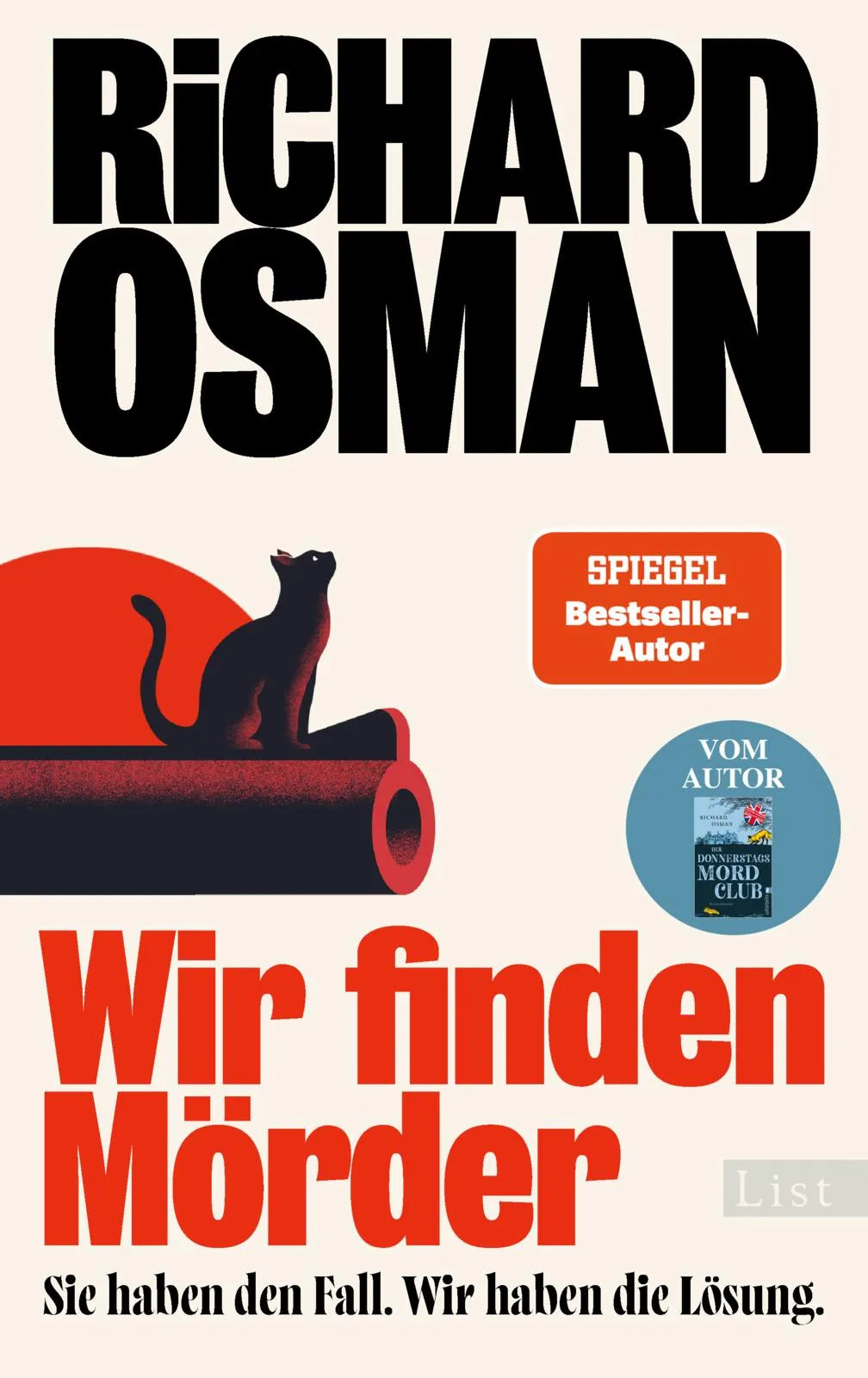 Buchcover von 'Wir finden Mörder' - Gebundene Ausgabe von Richard Osman