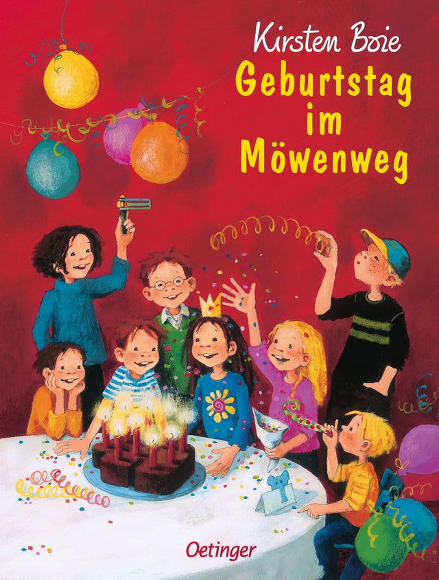 Buchcover von 'Wir Kinder aus dem Möwenweg 3. Geburtstag im Möwenweg' - Gebundene Ausgabe von Kirsten Boie