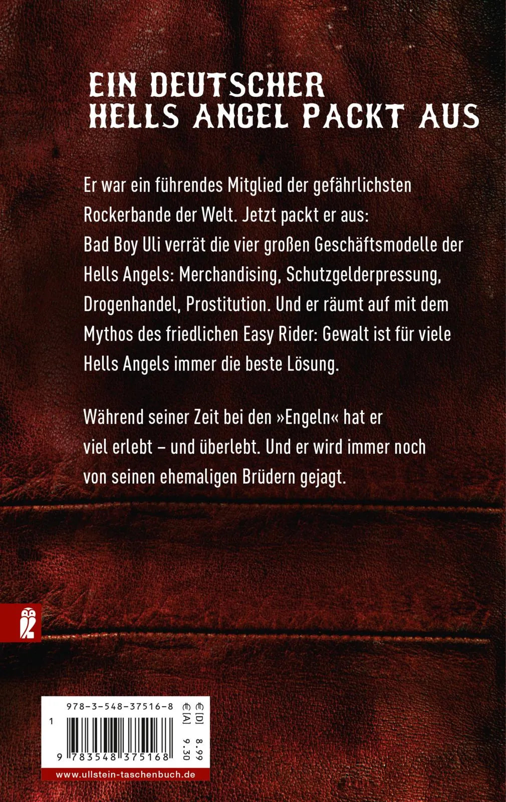 Buchrückseite von 'Wir sehen uns in der Hölle' mit Klappentext - Taschenbuch