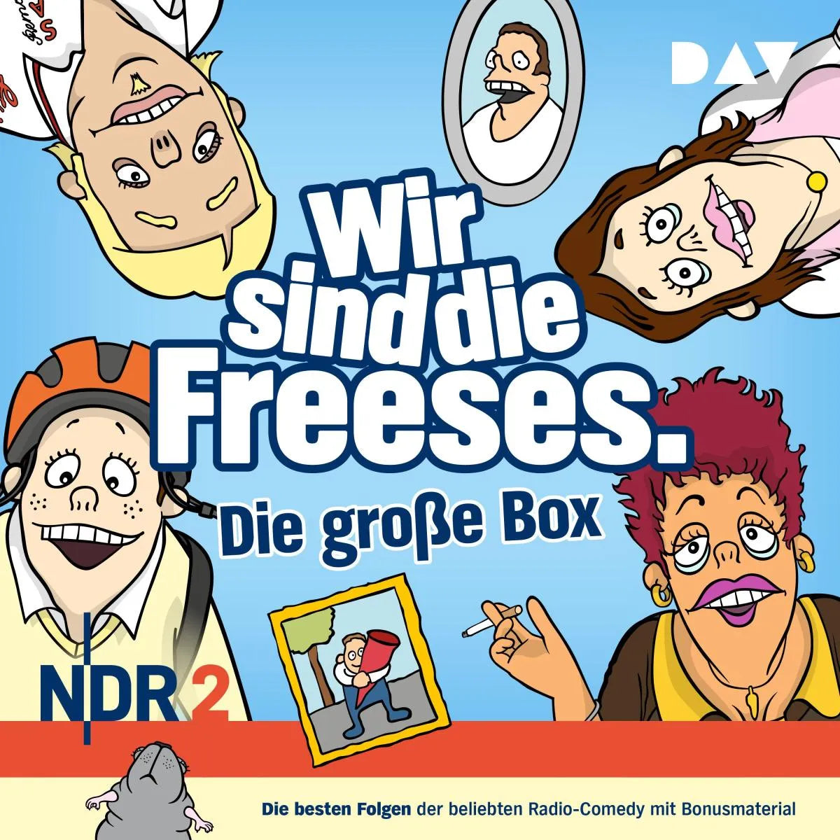 Cover: Wir sind die Freeses. Die große Box (Hörbuch Download) von Andreas Altenburg