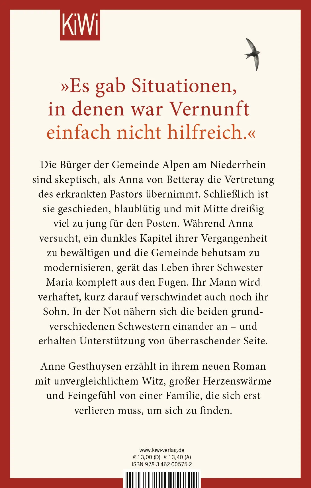 Buchrückseite von 'Wir sind schließlich wer' mit Klappentext - Gebundene Ausgabe