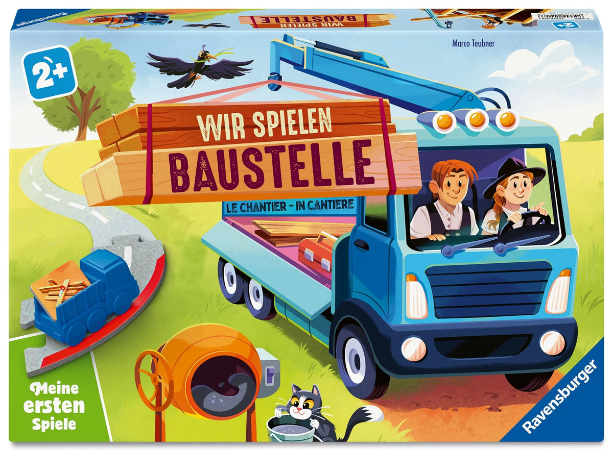 Kinderspiel: Wir spielen Baustelle - Kinderspiel ab 2 Jahre