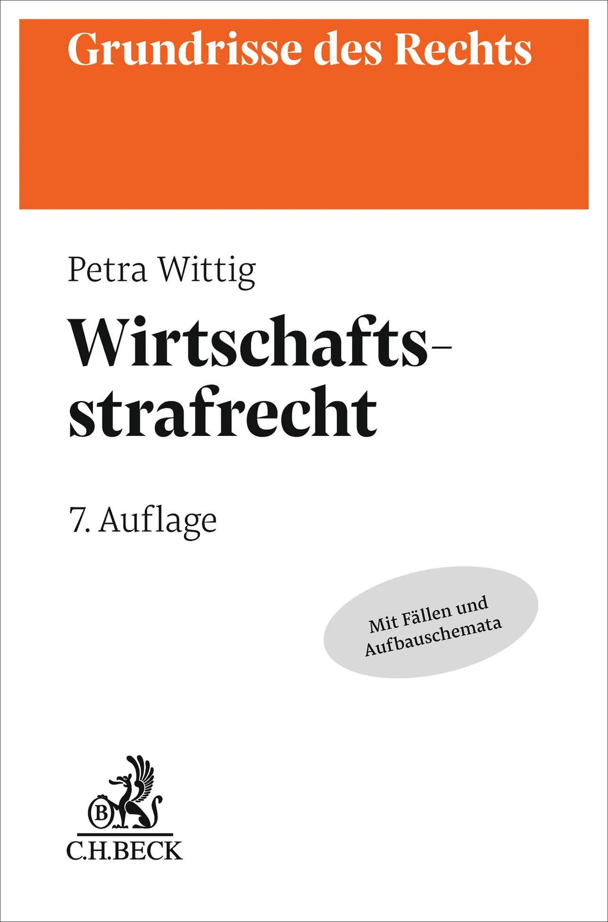 Cover: Wirtschaftsstrafrecht (Taschenbuch) von Petra Wittig