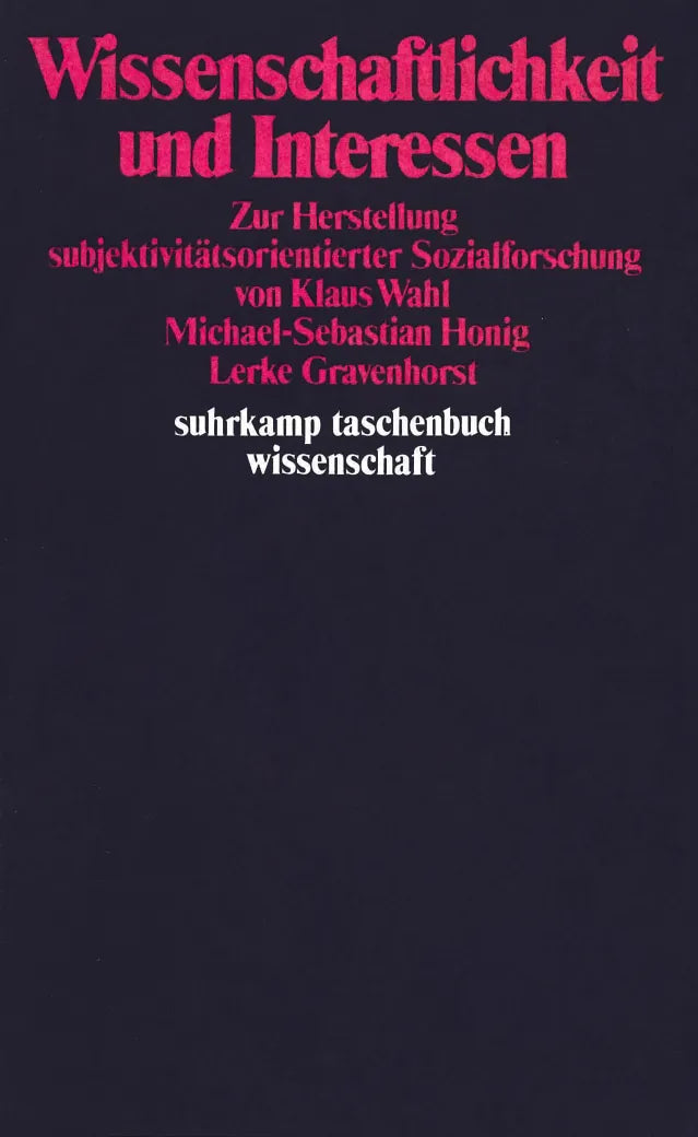 Buchcover von 'Wissenschaftlichkeit und Interessen' - Taschenbuch von Lerke Gravenhorst