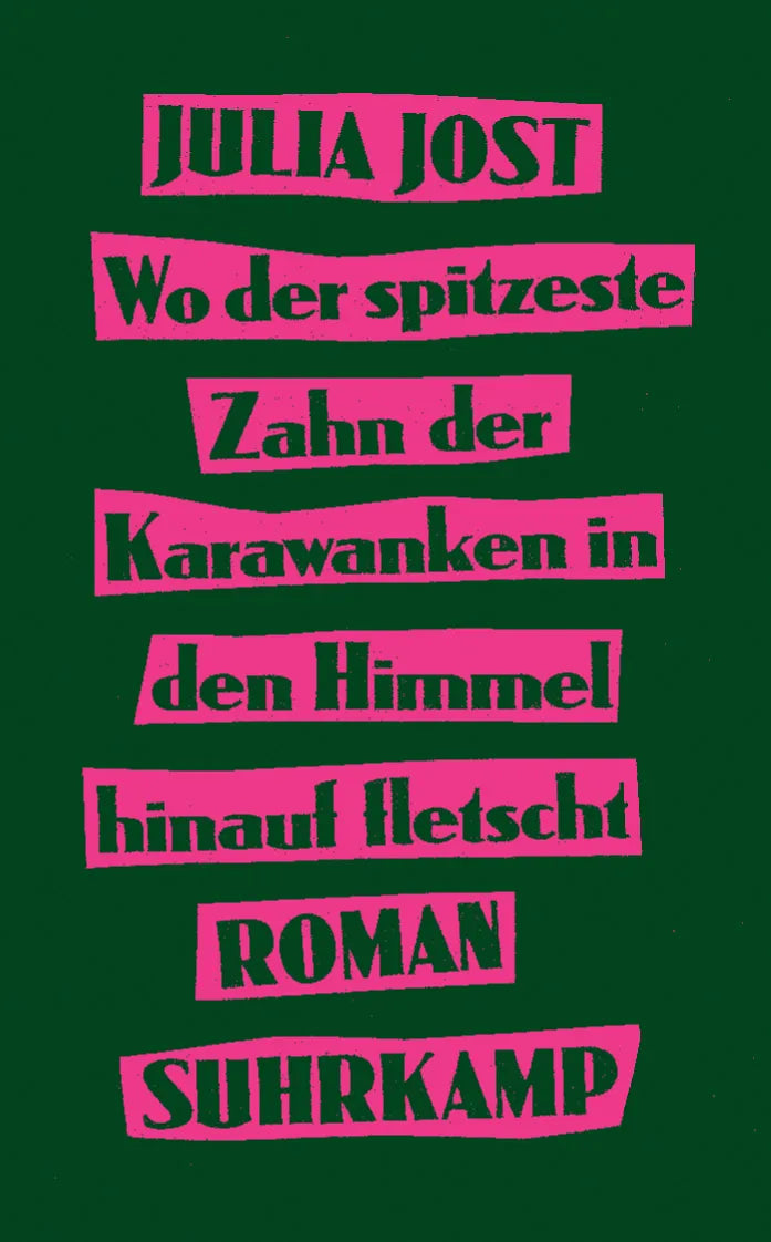Buchcover von 'Wo der spitzeste Zahn der Karawanken in den Himmel hinauf fletscht' - Taschenbuch von Julia Jost