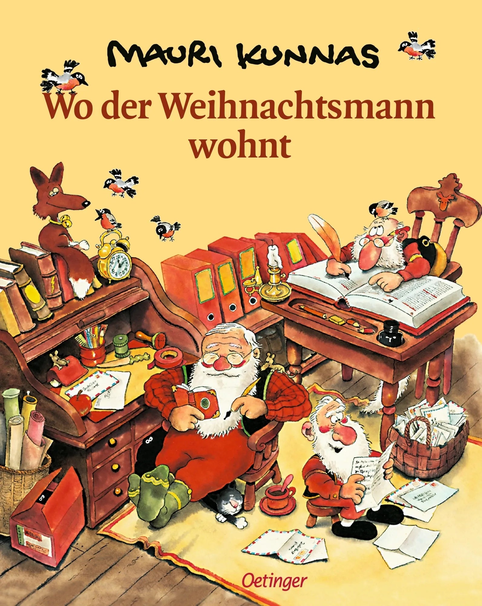 Buchcover von 'Wo der Weihnachtsmann wohnt' - Gebundene Ausgabe von Mauri Kunnas