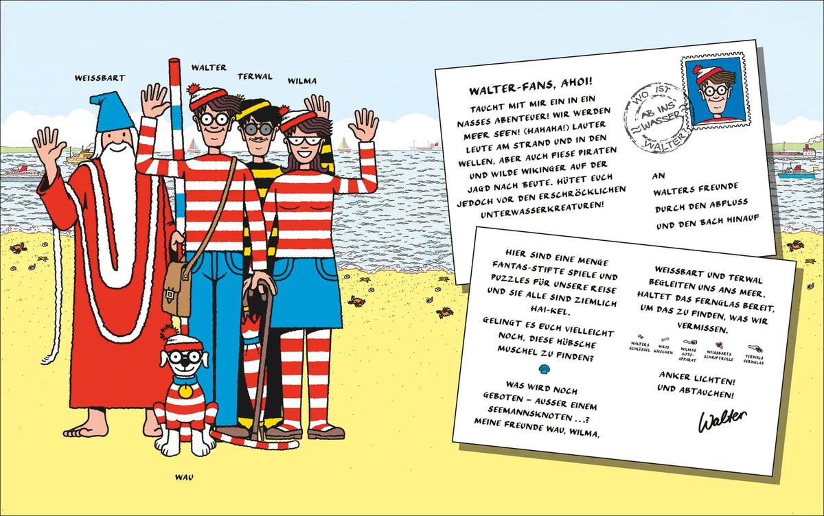 Detailansicht: Wo ist Walter? Ab ins Wasser (Taschenbuch)