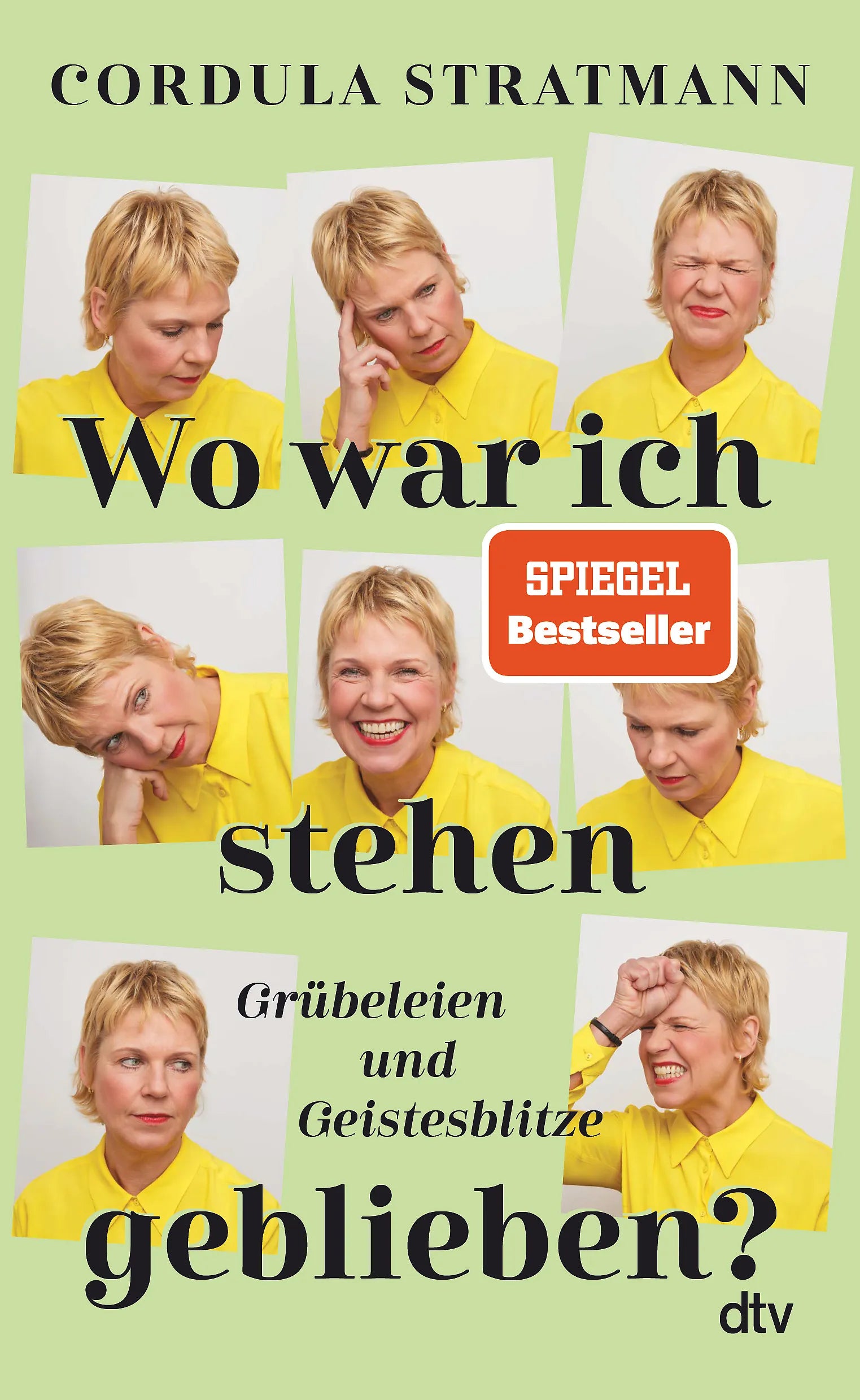Buchcover von 'Wo war ich stehen geblieben?' - Gebundene Ausgabe von Cordula Stratmann