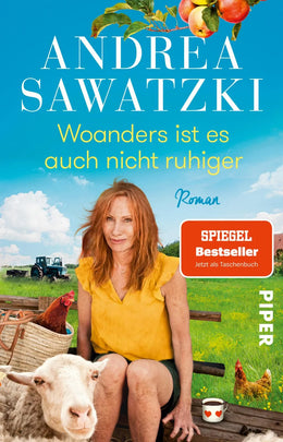 Buchcover von 'Woanders ist es auch nicht ruhiger' - Taschenbuch von Andrea Sawatzki