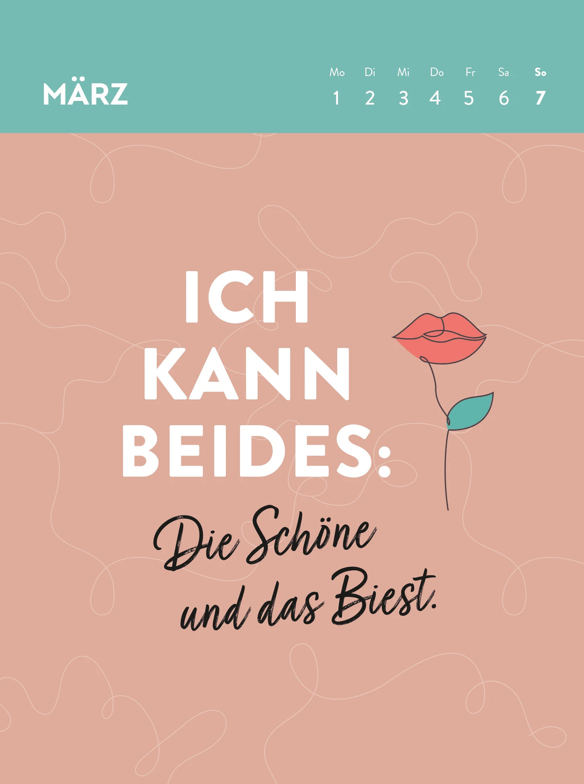 Wochenkalender 2027: Frauen sind großartig! Von perfekt war nie die Rede – Ansicht