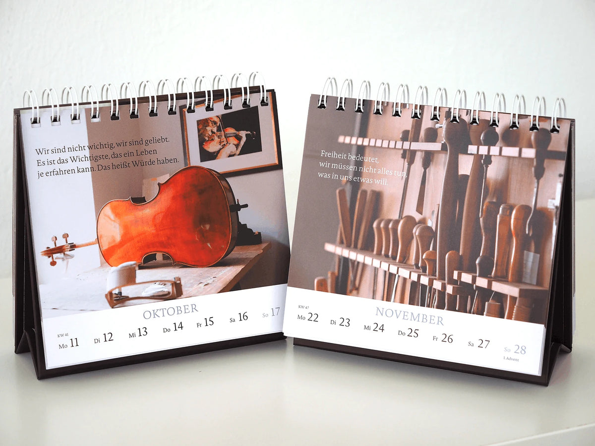 Wochenkalender 2027: In Resonanz – Ansicht