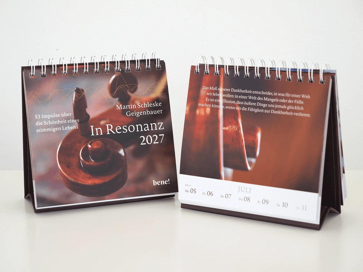 Wochenkalender 2027: In Resonanz – Ansicht