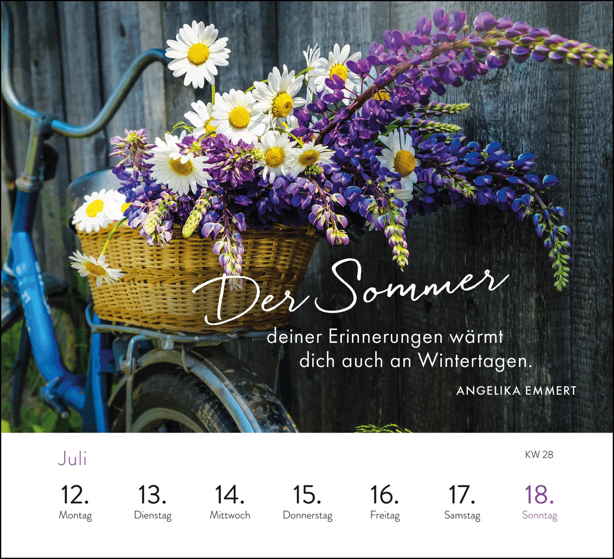 Wochenkalender 2027: Kleine Atempausen für dich – Ansicht