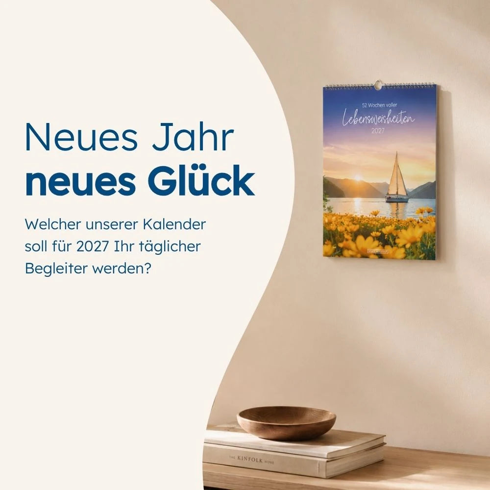 Wochenkalender 2027 LebensWeisheiten – Ansicht