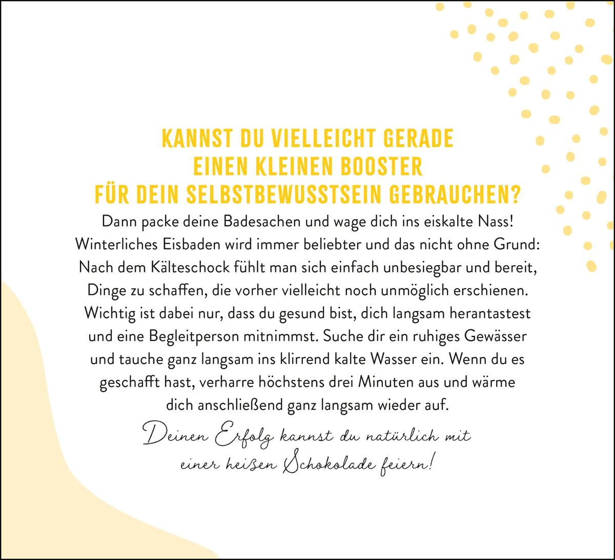Wochenkalender 2027: Sei stark. Sei anders. Sei DU. – Ansicht