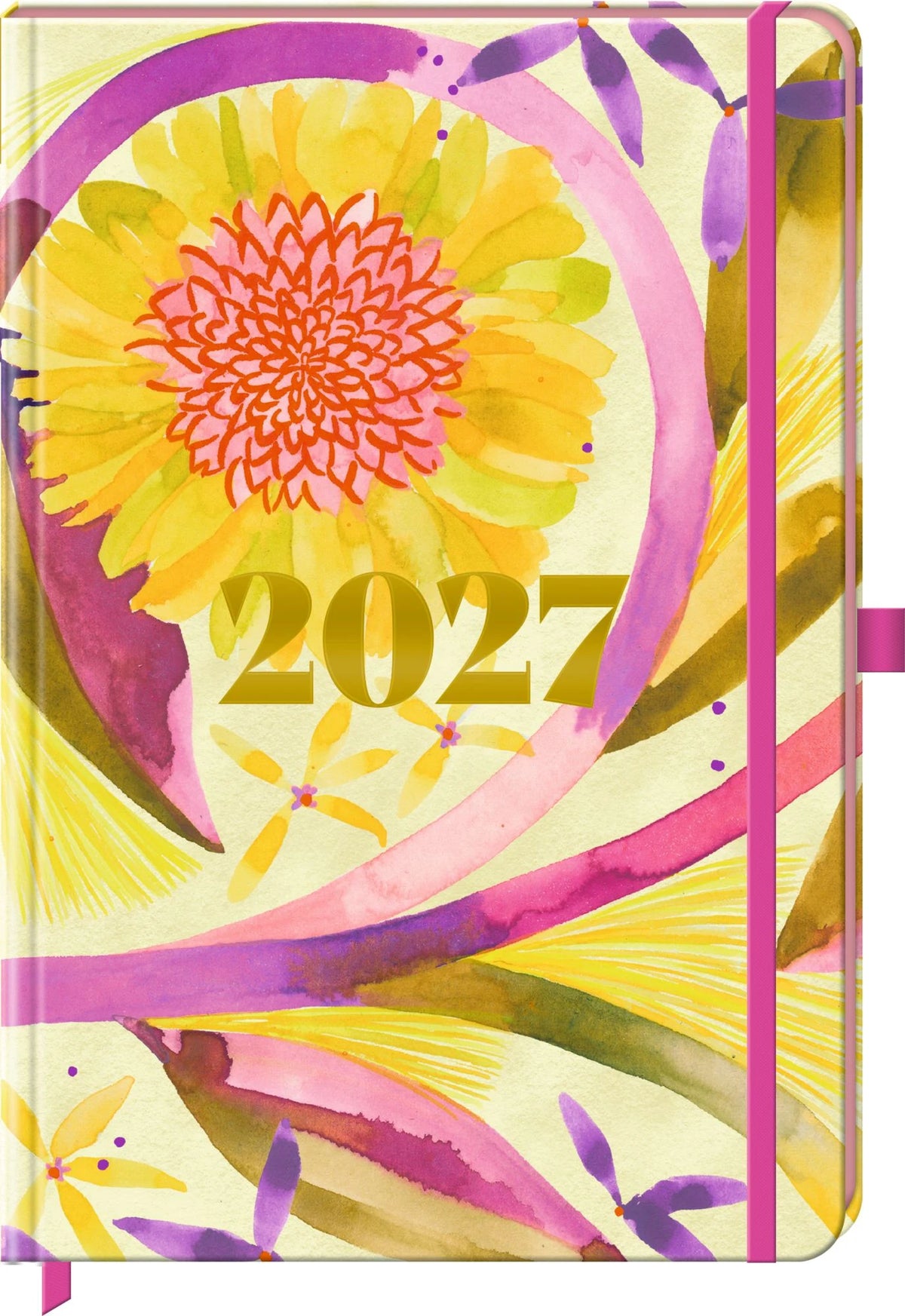 Taschenkalender: Wochenkalender 2027 - Yellow