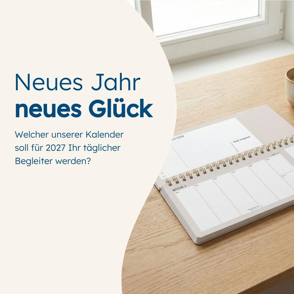 Wochenplaner 2027 Blumenmomente (mit Kalendarium) – Ansicht