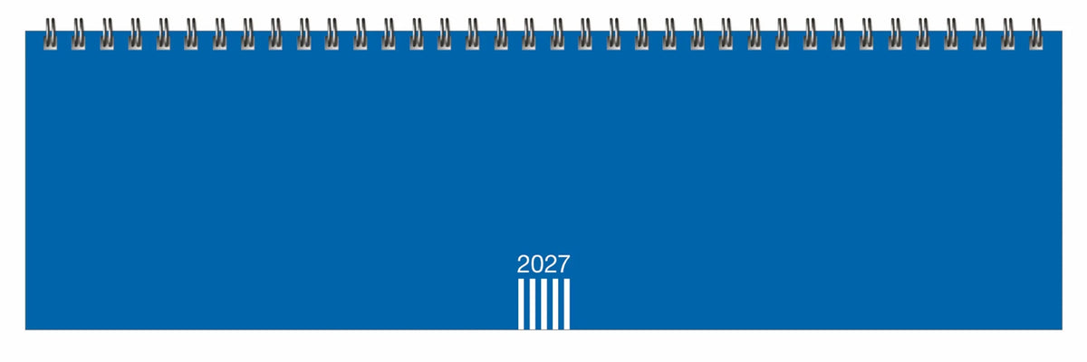 Taschenkalender: Wochenquerplaner, blau 2027