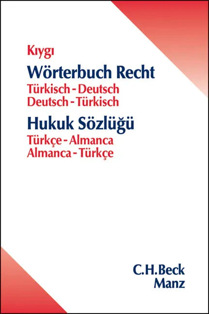 Buchcover von 'Wörterbuch Recht' - Taschenbuch von Osman Nazim Kiygi