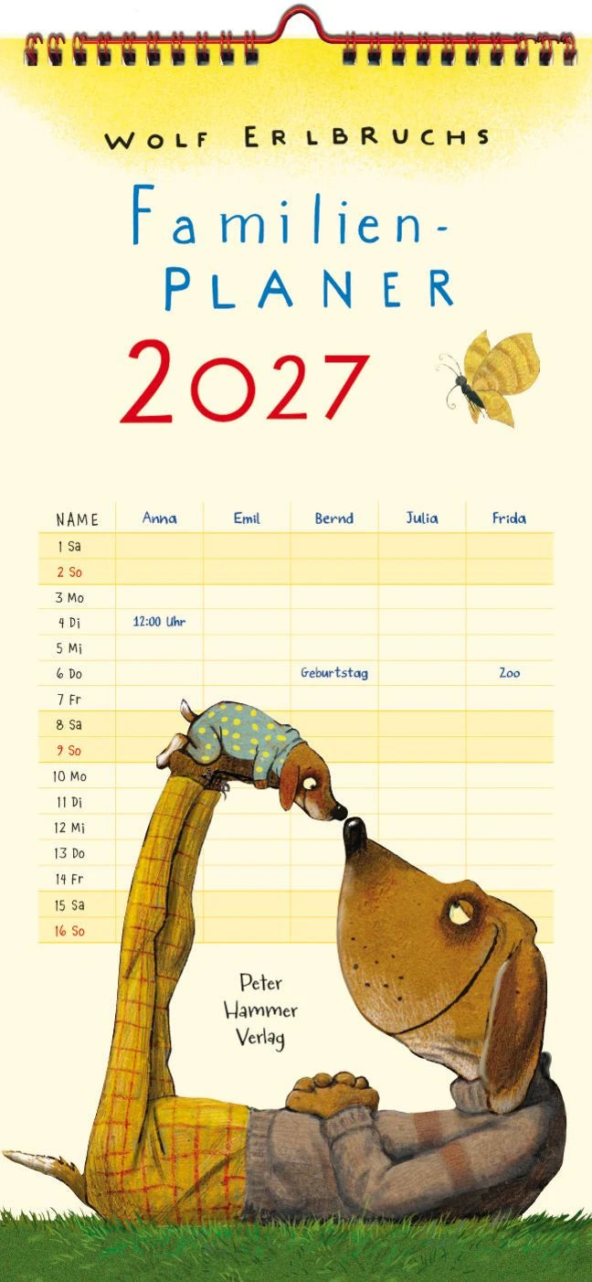 Familienplaner: Wolf Erlbruchs Familienplaner 2027