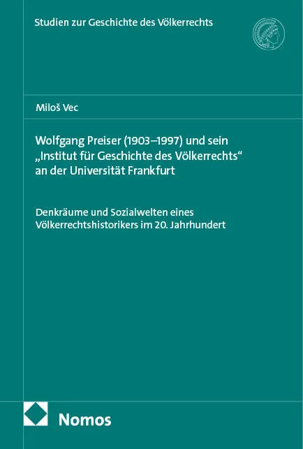 Cover: Wolfgang Preiser (E-Book) von Miloš Vec