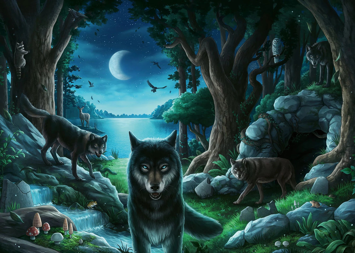 Erwachsenenpuzzle 759 Teile - Wolfsgeschichten – Ansicht