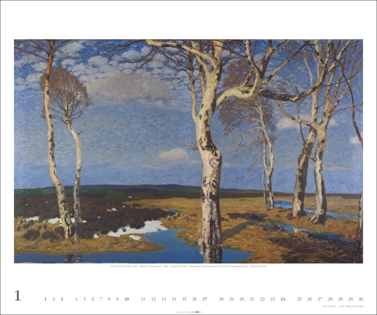 Worpsweder Landschaften Kalender 2027 – Ansicht