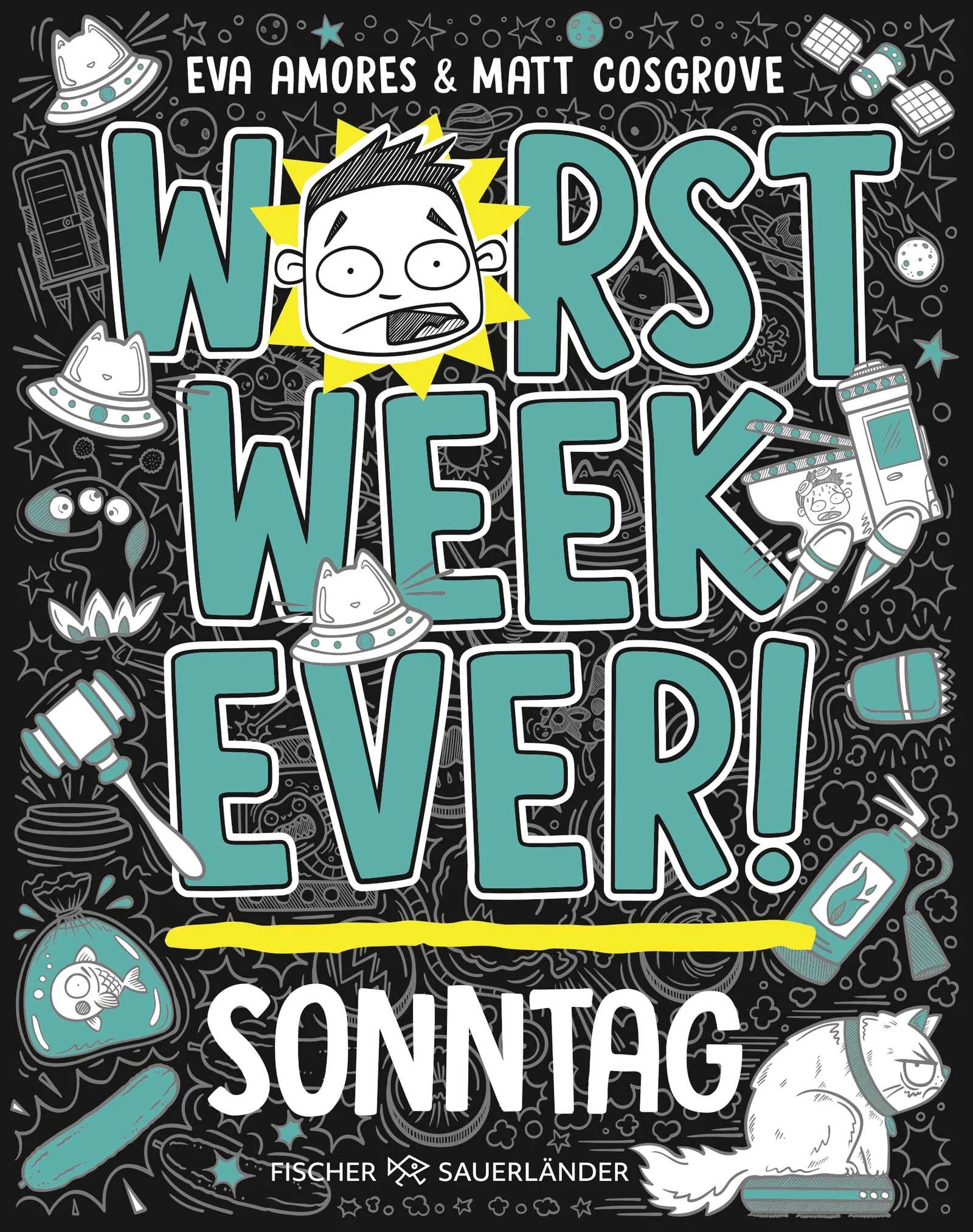 Buchcover von 'Worst Week Ever – Sonntag' - Gebundene Ausgabe von Matt Cosgrove