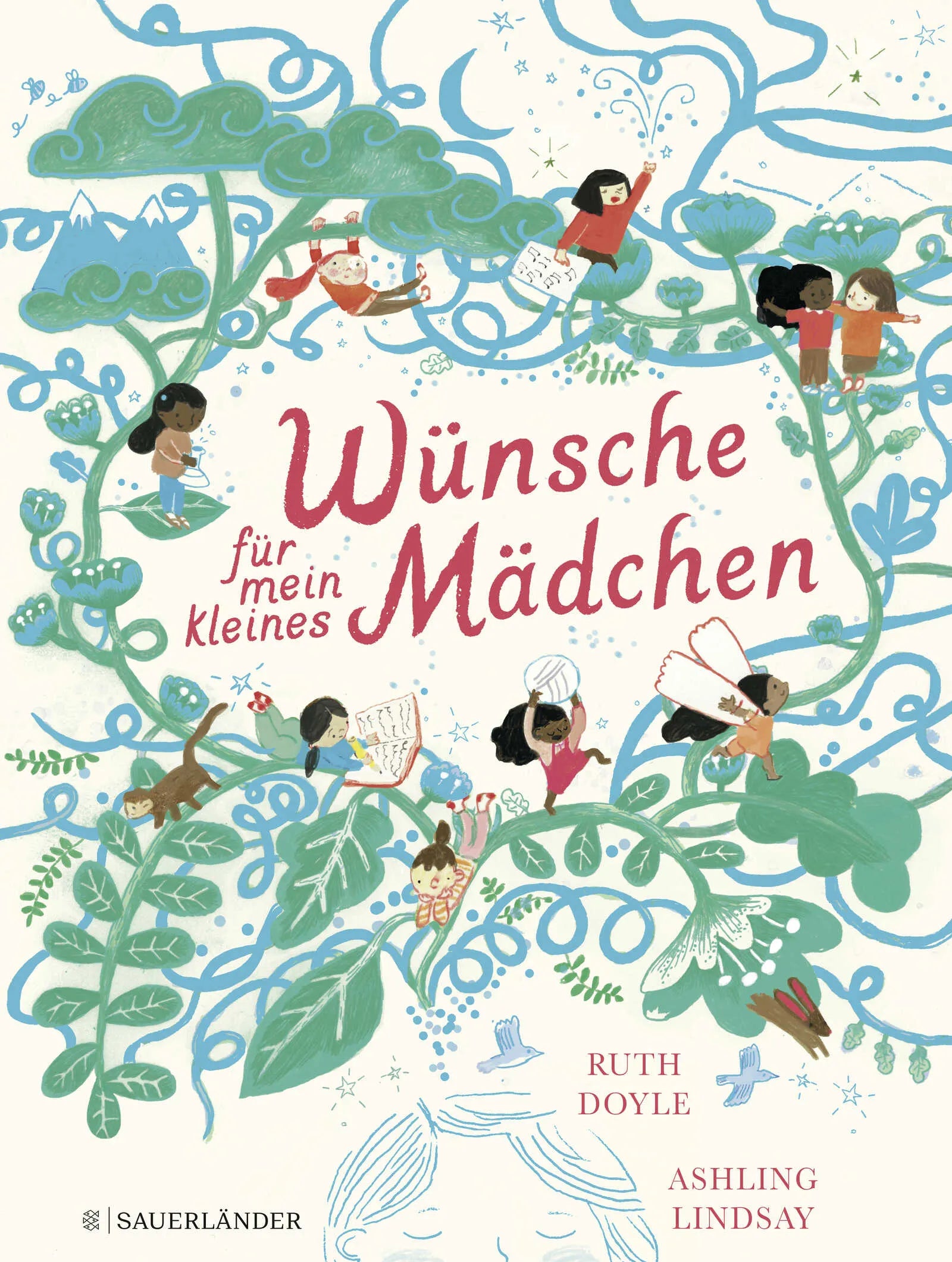 Buchcover von 'Wünsche für mein kleines Mädchen' - Gebundene Ausgabe von Ruth Doyle