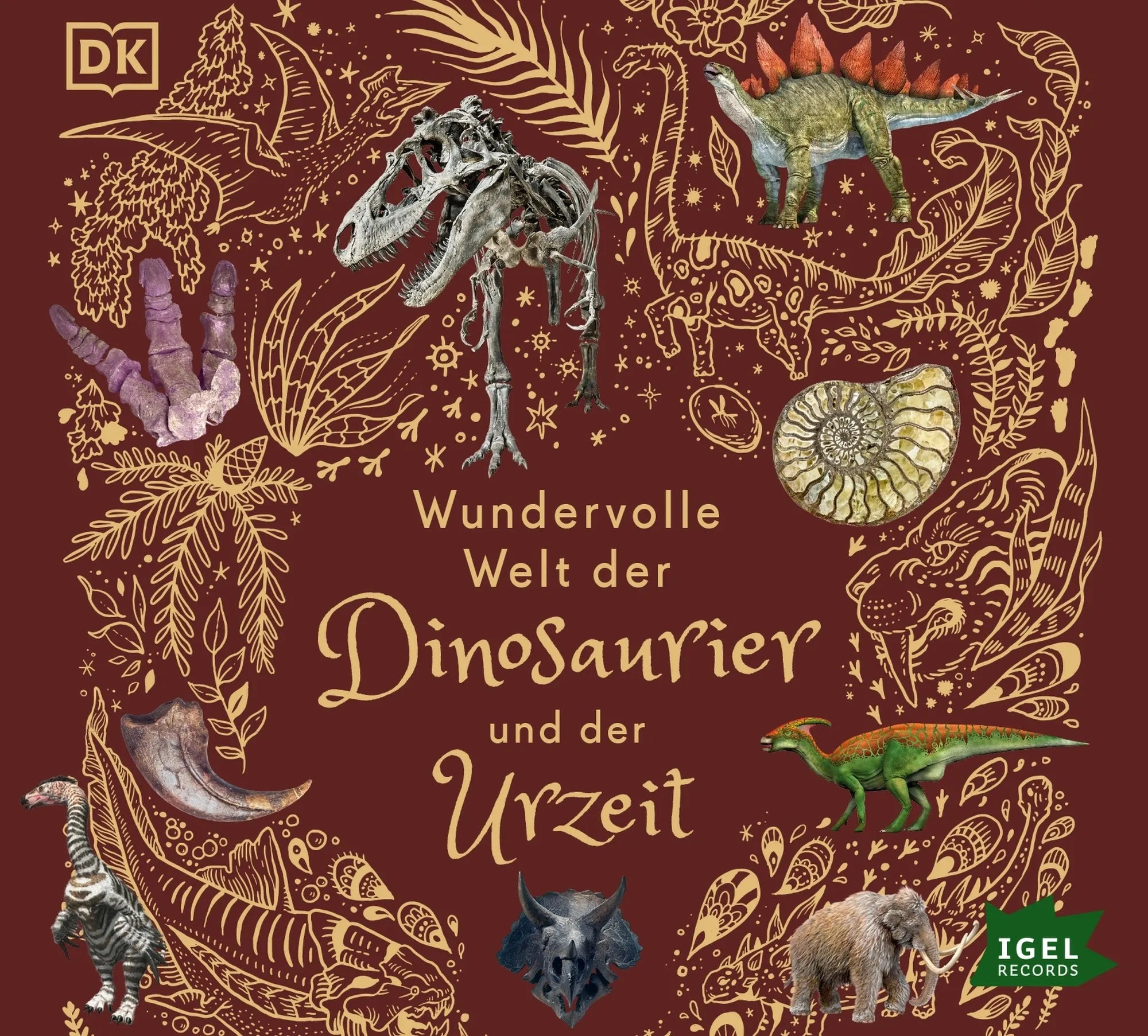 Buchcover von 'Wundervolle Welt der Dinosaurier und der Urzeit' - Hörbuch (CD) von Anusuya Chinsamy-Turan