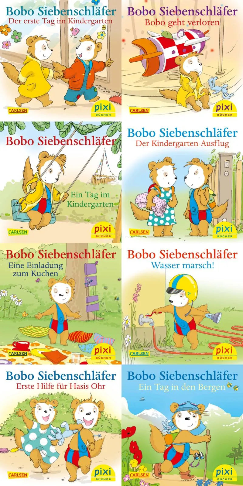 Buchcover von 'WWS Pixi-Box 282: Neues von Bobo Siebenschläfer' - Taschenbuch von diverse