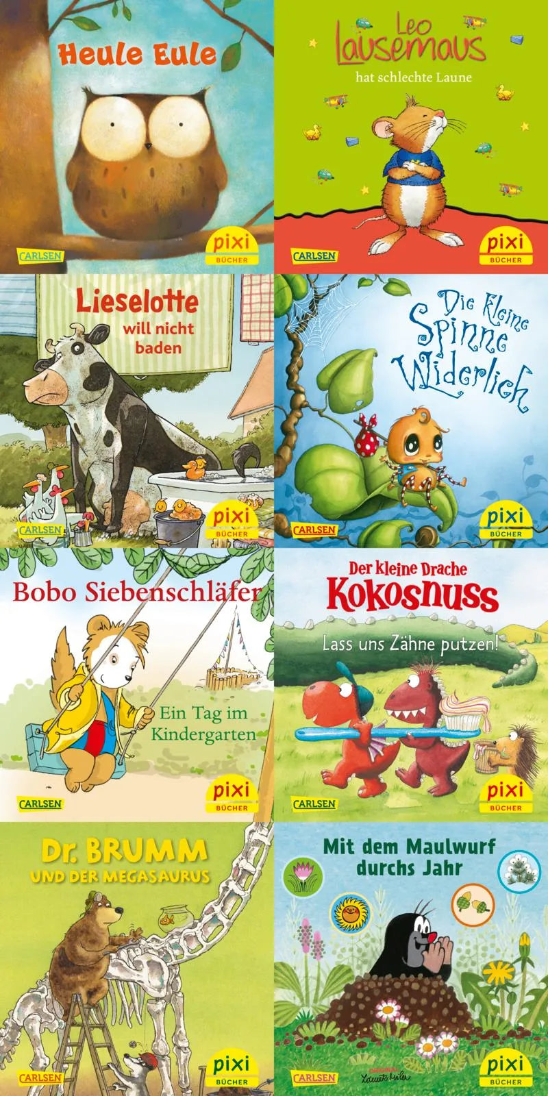 Buchcover von 'WWS Pixi-Box 297: Pixis liebste Kinderbuch-Helden' - Taschenbuch von diverse